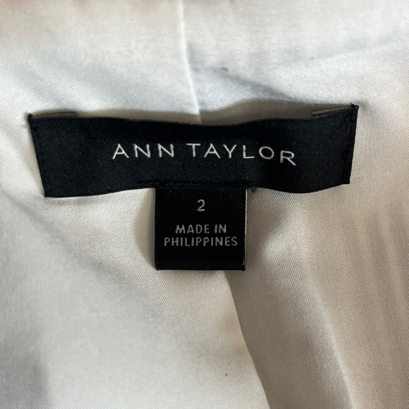 Ann Taylor Navy and White Striped Blazer - Picture 4 of 5